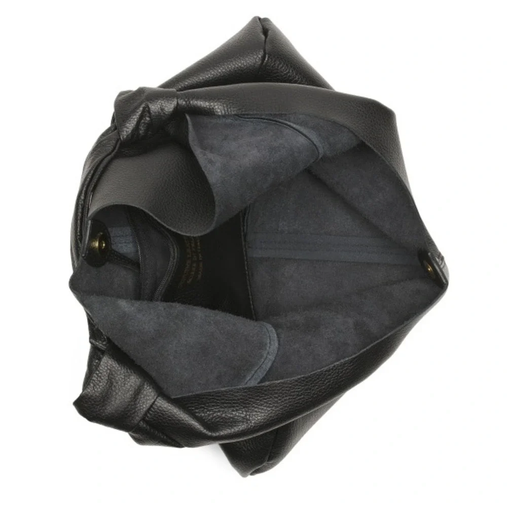 Italian Leather Hobo Bag VIOLA CASTELLANI Made in Italy Soft Unlined‎ Shoulder